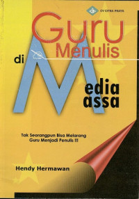 Image of Guru Menulis Di Media Masa