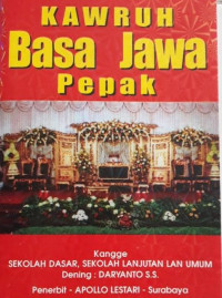 Image of Kawruh Basa Jawa = Pepak