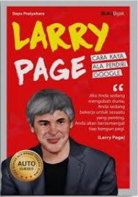 Image of Larry Page; Cara Kaya Ala Pendiri Google